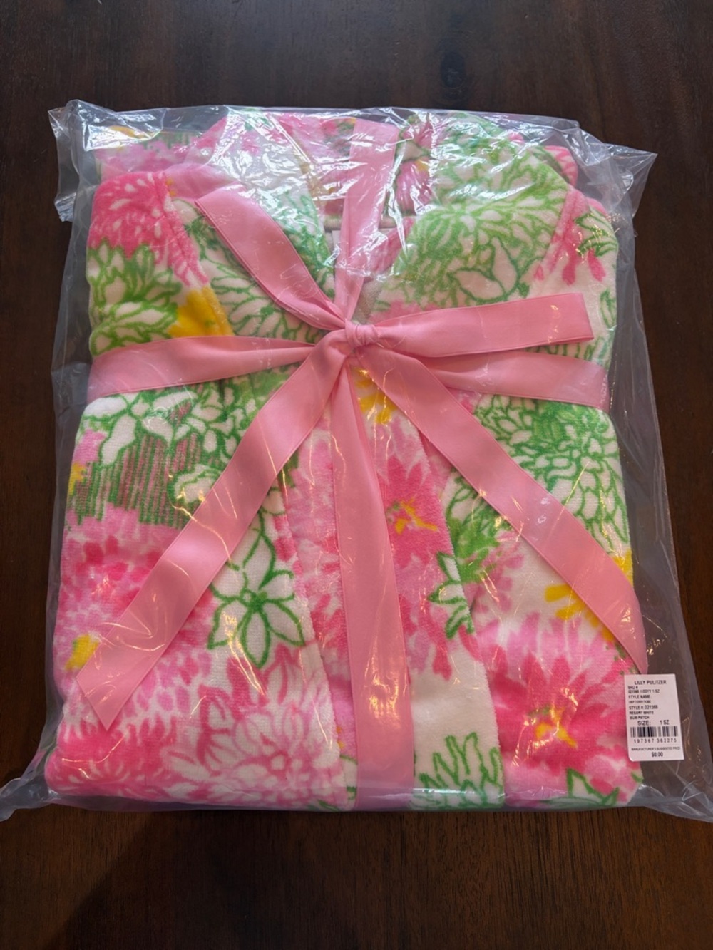Lilly Pulitzer Terry Robe - Mum Patch